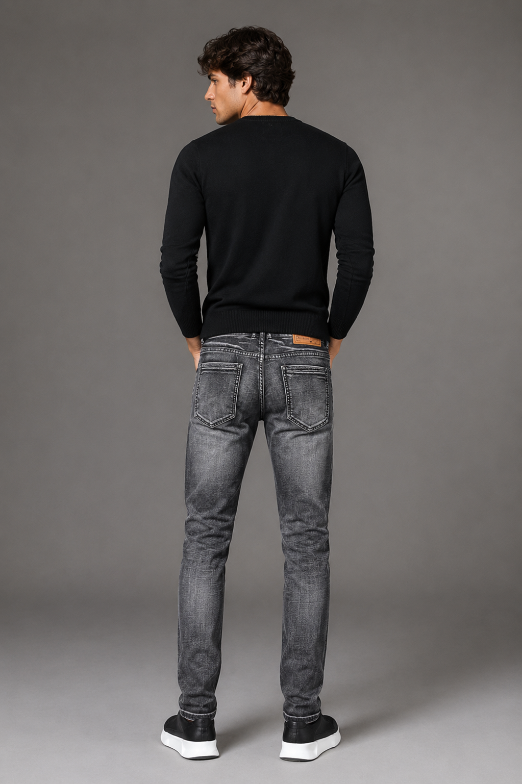 The Noir Slim — Men's Stretch Denim